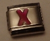 Letter X rood
